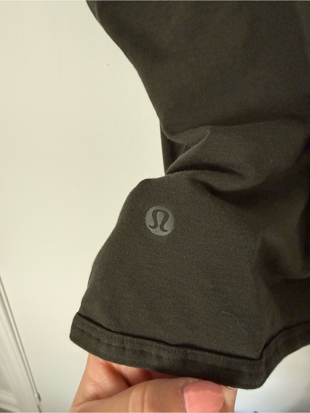 It’s A Tie Tee, size XS/S, dark olive color - Picture 5 of 5